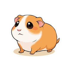 Cute Baby Guinea Pig Clipart 02