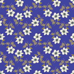 cute flower pattern image for fabric textile or wall decoration
