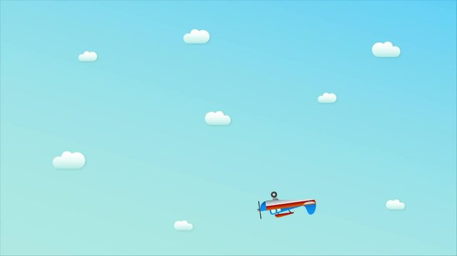 Flying Plane Animation