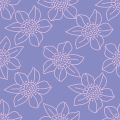 cute flower pattern image for fabric textile or wall decoration