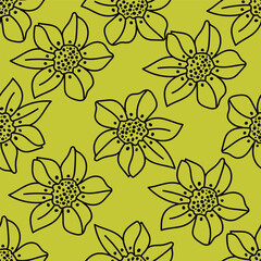digital printing textile pattern wallpaper flower allover