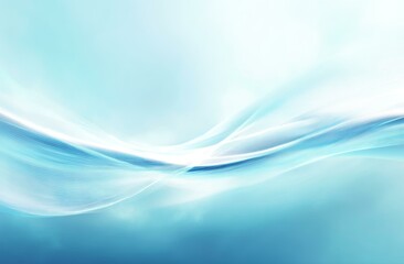 Abstract Light Blue Wave Design Background
