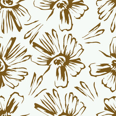 seamless pattern with flowers