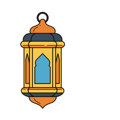 An old, isolated metal lantern with a glass globe, perfect for vintage decor or antique lighting designs