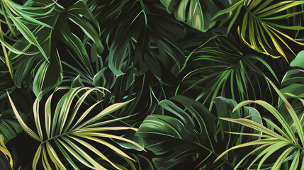 Fototapeta premium Abstract foliage and botanical background