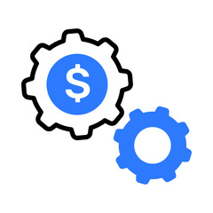 Digital Marketing Colored Outline icon