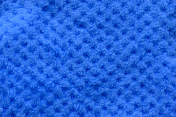 Colorful towel background. One soft terry towel.