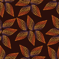 Ditsy Flowers Seamless Pattern. Fashionable print for textiles, wallpaper and packaging.
