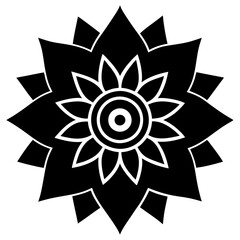 abstract flower vector