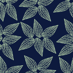 Ditsy Flowers Seamless Pattern. Fashionable print for textiles, wallpaper and packaging.
