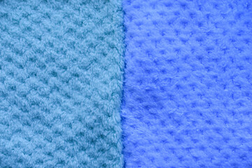 Background of colorful towels. Several soft terry towels.