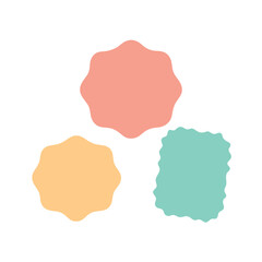 Watercolor Blob Frame with Soft Abstract Edges