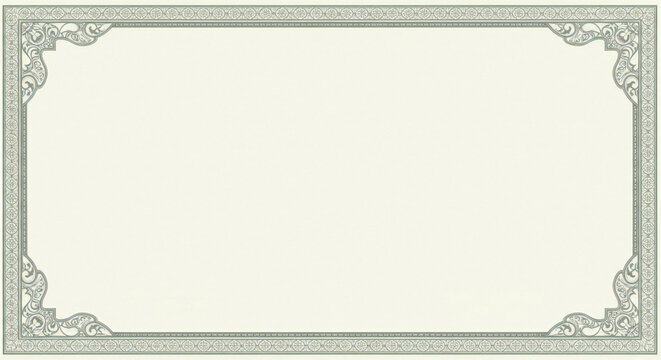 Certificate of Appreciation Border