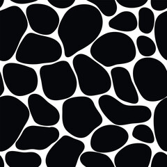 CAD drawings. Drawing of a stone wall for landscaping, outdoor work and park, the foundation of the house foundation. Smooth pebble template background