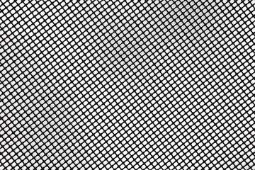 Checkered texture in black and white. Non-stick grill mat for barbecue in close-up.