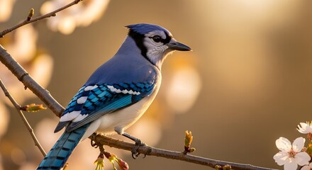 a bird on a branch