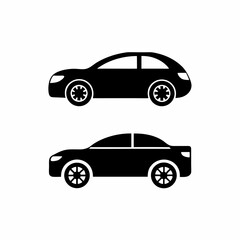 creative Car silhouettes vector silhouette illustration isolated on white background
