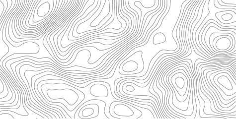 The black grey on white contours vector topography stylized height of the lines. The concept of a conditional geography scheme and the terrain path. Ultra wide. Map vector terrain Illustration.
