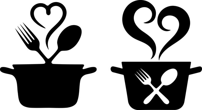  Love Cooking Pot Icons