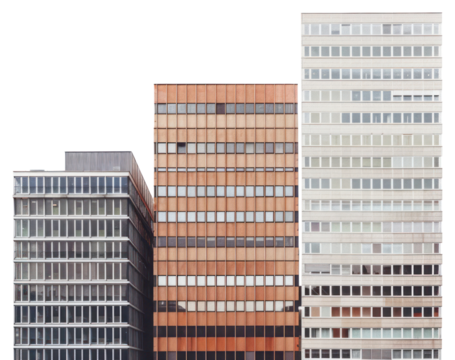 PNG Modern urban office building architecture