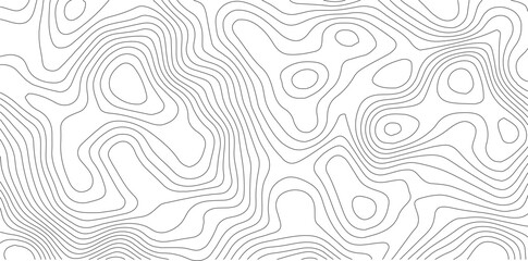 Topographic gradient line map. Abstract circle lines background. Abstract blank detailed topographic contour map. Background of the topographic map. Line topography map contour background.
