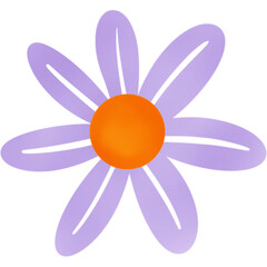 abstract flower vector illustration