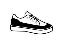 icon of casual sneakers