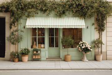 vintage shop storefront