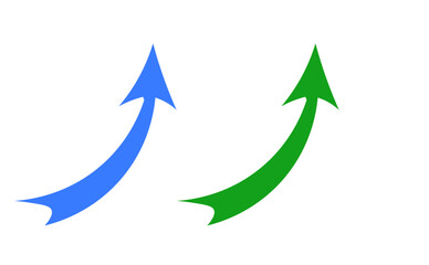black white green colourfull curve arrow icon on transparent background. flat style. arrow icon for your web site design, logo, app, UI. arrow indicated the direction symbol. curved arrow sign