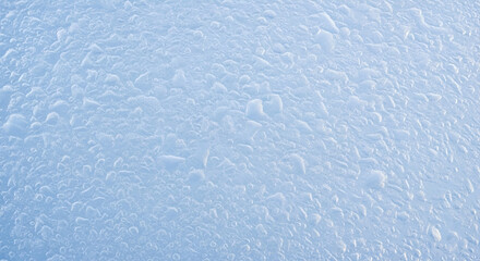 Abstract Light Blue Water Droplets Texture Background