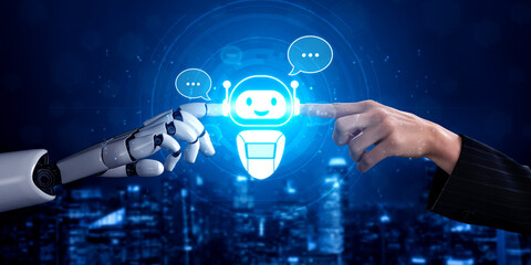 AI chatbot supports smart communication with users, providing automated answers and support through...