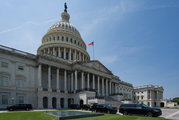 Congress under a clear sky. Congress is the historic symbol of American democracy. Congress in...