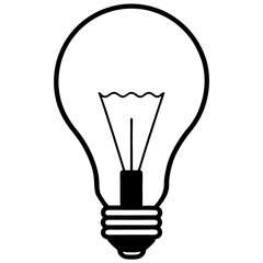 Obraz premium light bulb vector illustration