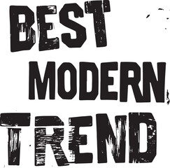 paint stroked grunge vector of text best, original, trend