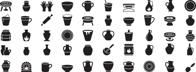 Pottery equipment and vessels ceramic vase
