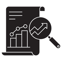  Growth Reporting icon, Tracking Success Unleashing Insights with Growth Reporting, Data-Driven Decisions Visualizing Business Growth Effectively, vector