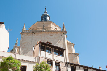 Historic building in the center of a big city