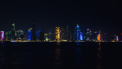 Fototapeta premium Doha Skyline, Qatar