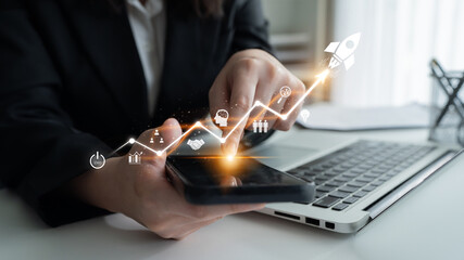 Business growth strategy drives business, growth, and success by following structured roadmap,...