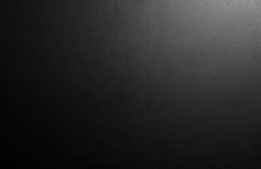 Obraz premium Close-up black leather texture background. Surface features rough, textured details. Monotone design creates moody, sophisticated aesthetic. Ideal for luxury branding, fashion, design, art projects.