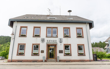 Rathaus in Hinterzarten, Deutschland