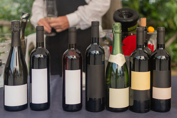 Degustazione di vini all'aperto