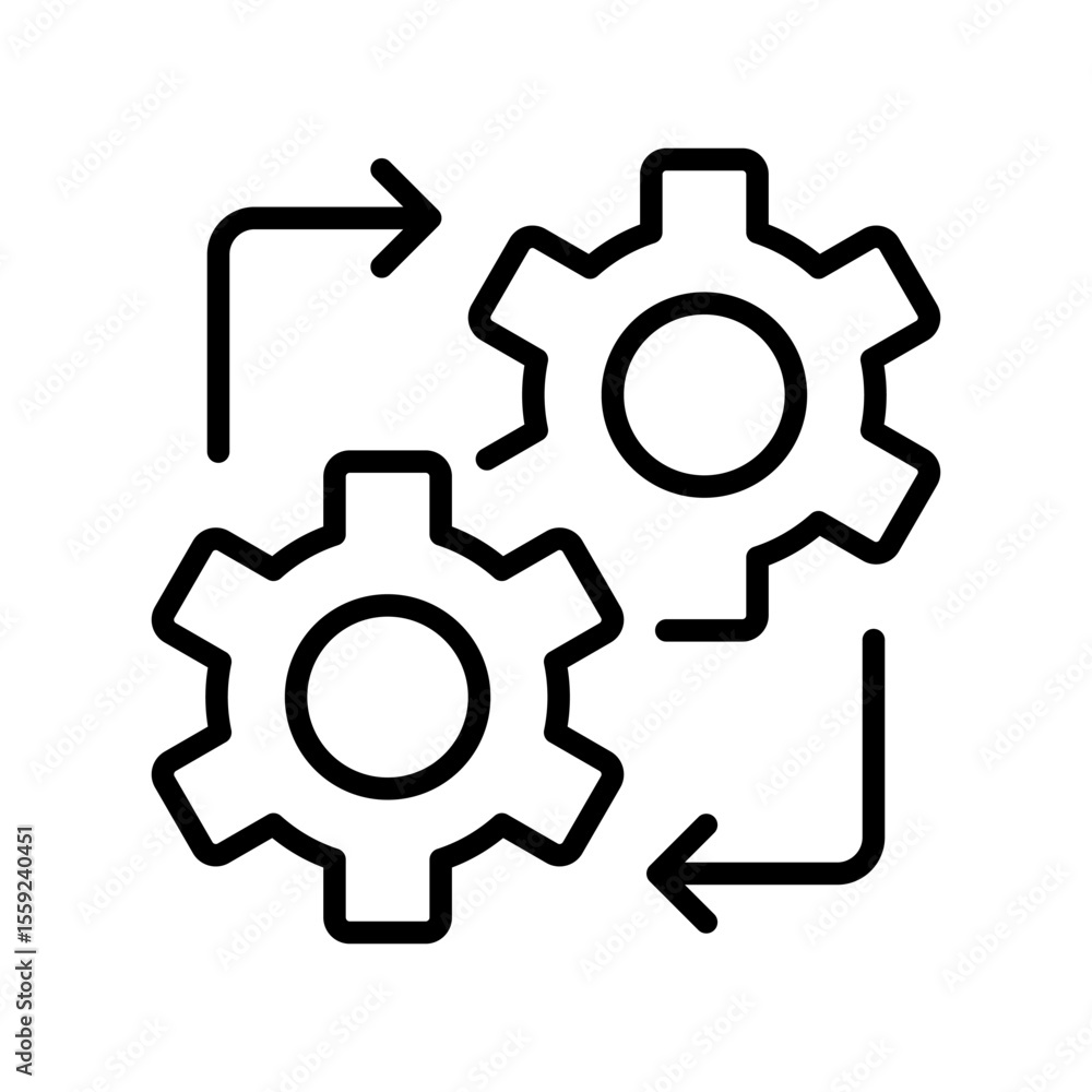 Poster scalability and flexibility concept icon