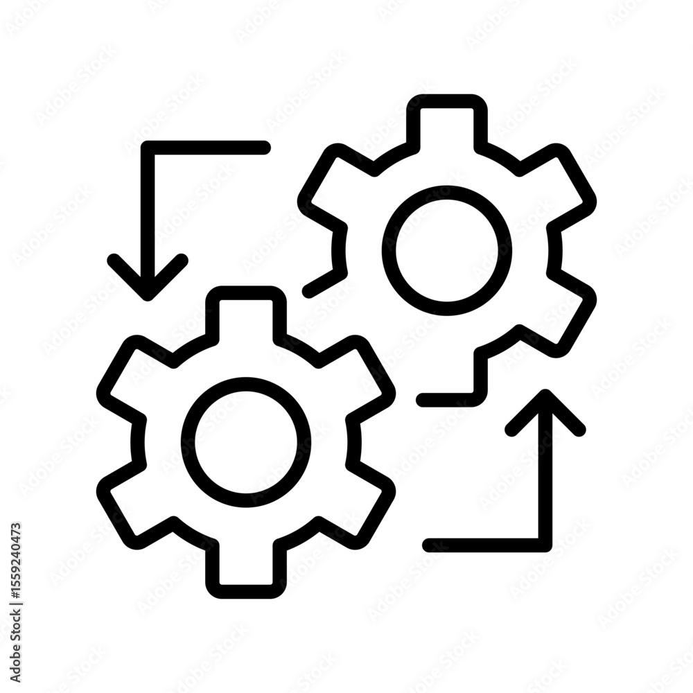 Poster scalability and flexibility concept icon