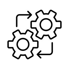 Scalability and Flexibility concept icon