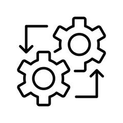 Scalability and Flexibility concept icon