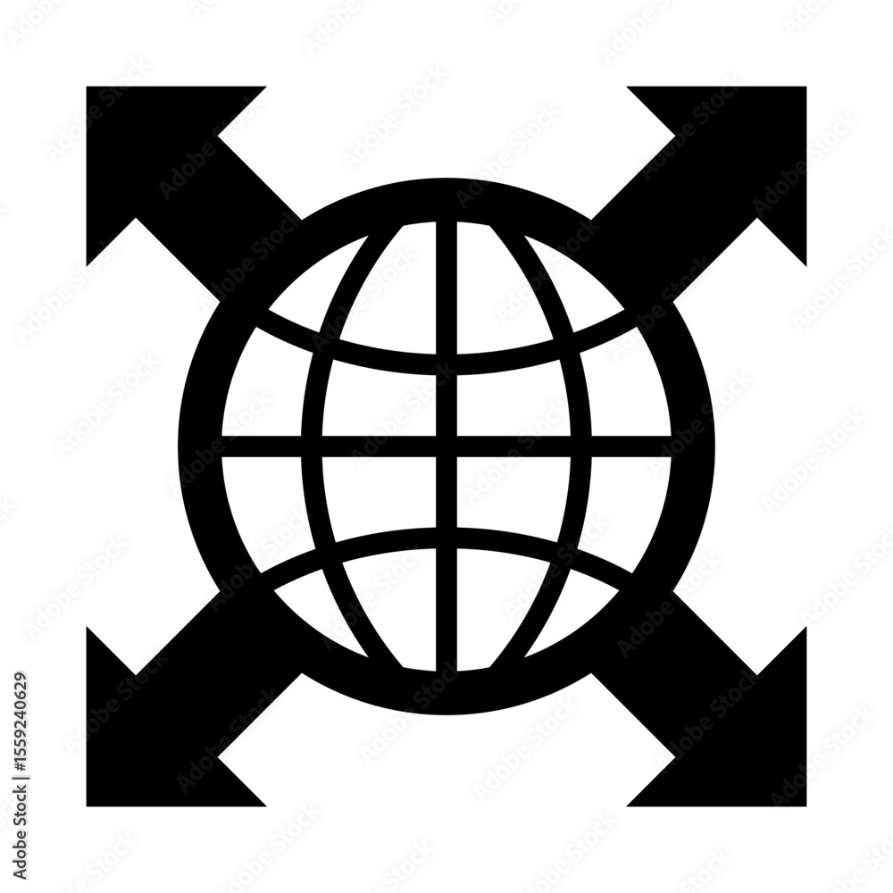 Poster scalability and flexibility concept icon