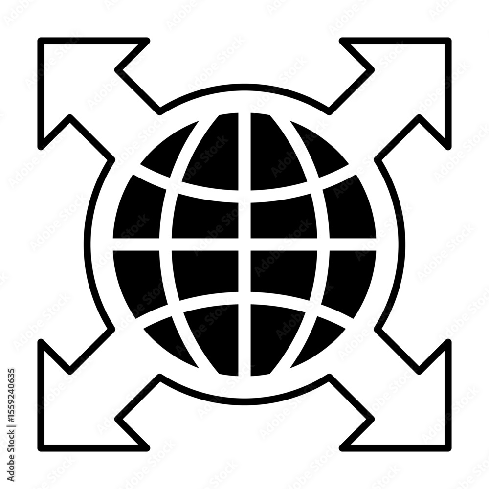 Poster scalability and flexibility concept icon