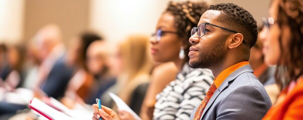 Diverse Audience at Conference, Education , Meeting