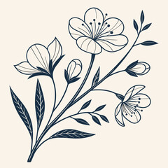 floral background with flowers